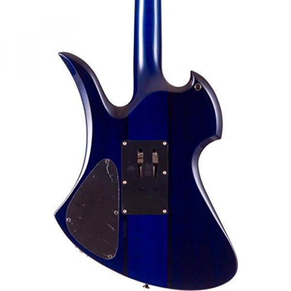 B.C. Rich Mockingbird Neck Through with Floyd Rose and DiMarzios Electric Guitar Transparent Cobalt Blue #2 image