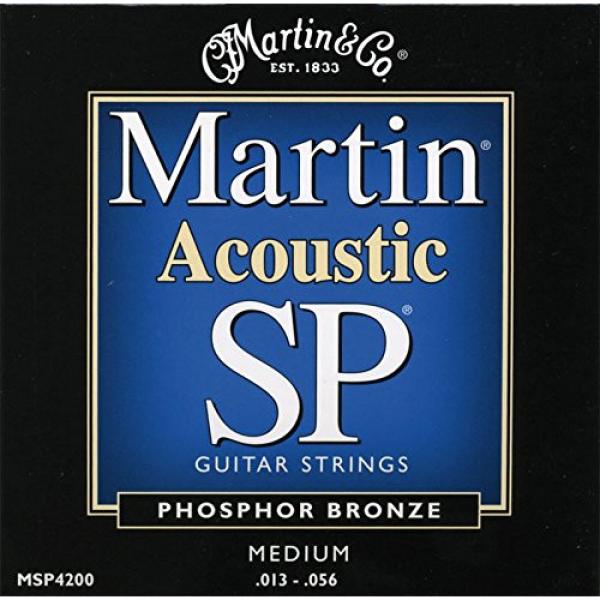 Martin guitar martin MSP4200 guitar strings martin SP martin acoustic strings Phosphor martin guitars acoustic Bronze martin guitar case Acoustic Guitar Strings, Medium #1 image