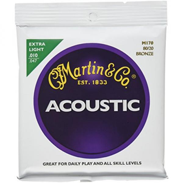 Martin martin strings acoustic M170 dreadnought acoustic guitar 80/20 martin guitar Acoustic martin guitar strings acoustic Guitar martin acoustic strings Strings, Extra Light #1 image