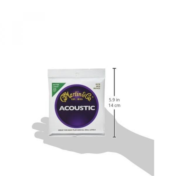 Martin martin strings acoustic M170 dreadnought acoustic guitar 80/20 martin guitar Acoustic martin guitar strings acoustic Guitar martin acoustic strings Strings, Extra Light #4 image