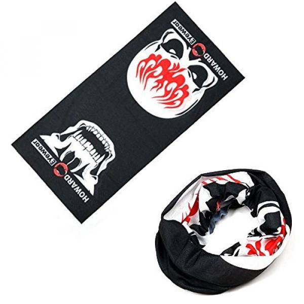 Multifunction Seamless Style Bandanna Skully Headwear Scarf Wrap Cool Neck Gaiters. Perfect for Running &amp; Hiking, Biking &amp; Riding, Skiing &amp; Snowboarding, Hunting, Working Out &amp; Yoga for Women and Men. #1 image
