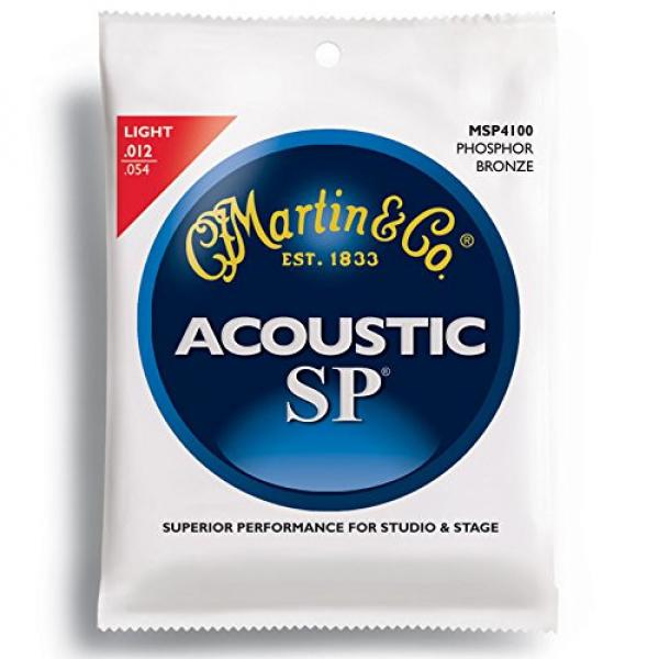 Martin martin acoustic guitar MSP4100 acoustic guitar strings martin SP acoustic guitar martin Phosphor martin acoustic strings Bronze martin guitar strings acoustic Acoustic Guitar Strings, Light #1 image
