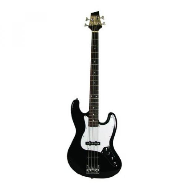 Kona Guitars KEJBBK Jazz Bass Style 4-String Electric Guitar with Split Pickup Configuration #1 image