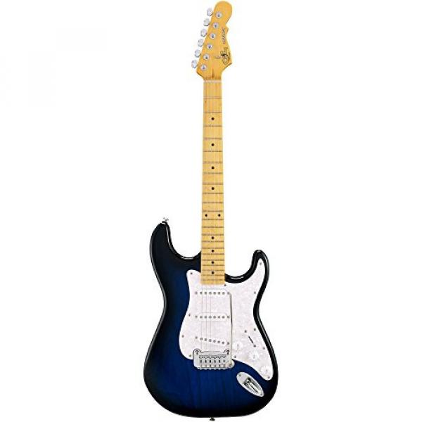 G&amp;L Tribute Legacy Electric Guitar Blue Burst Maple Fretboard #2 image