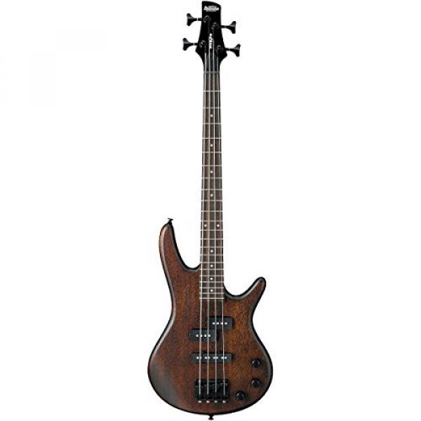 Ibanez GSRM20 Mikro 3/4 Size Electric Bass Guitar - 4 Strings - Flat Walnut Finish #2 image