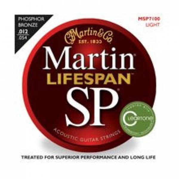 Martin martin d45 MSP7100 martin guitar strings acoustic medium SP martin Lifespan acoustic guitar strings martin 92/8 martin acoustic guitar Phosphor Bronze Acoustic Guitar Strings, Light 2 Pack #2 image