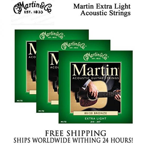 Sets martin guitar - acoustic guitar martin Martin martin acoustic guitar strings M170 martin guitar case Acoustic martin acoustic strings Guitar Strings Extra Light 80/20 Bronze #1 image