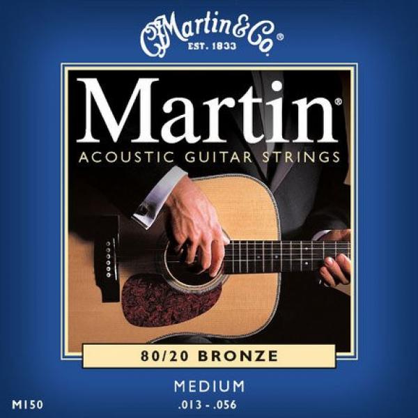 Martin martin acoustic guitars M150 martin guitar accessories Traditional acoustic guitar martin 80/20 martin d45 Bronze martin guitar strings Acoustic Guitar Strings, Medium, 13-56 (2 Pack) #1 image