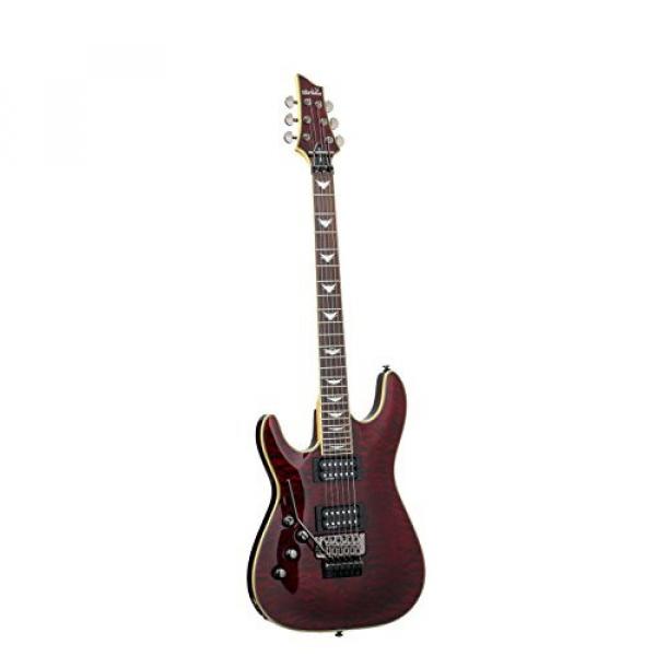 Schecter Omen Extreme-FR Electric Guitar (Black Cherry, Left Handed) #1 image