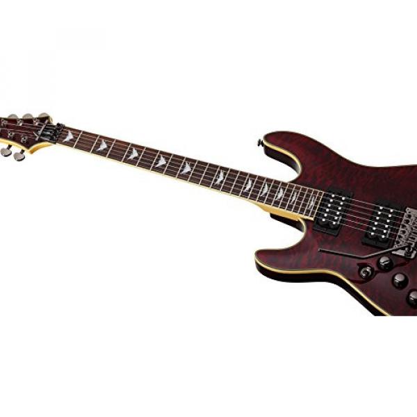 Schecter Omen Extreme-FR Electric Guitar (Black Cherry, Left Handed) #3 image