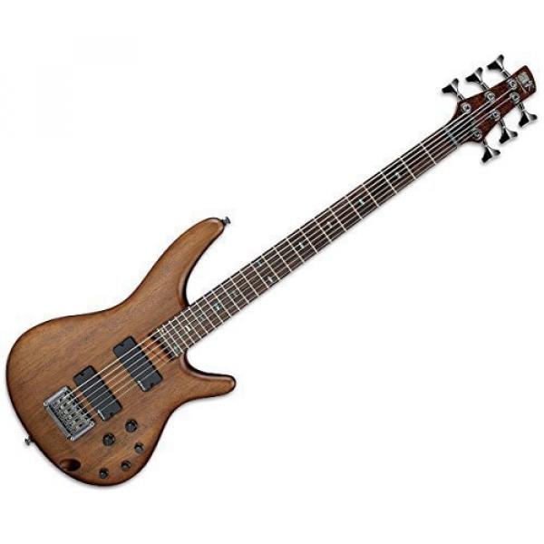 Ibanez SRC6 Crossover 6-String Electric Bass Flat Walnut #1 image