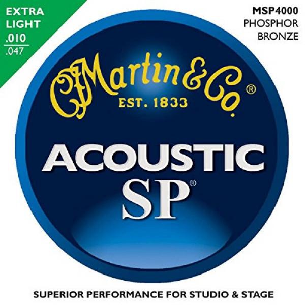 Martin martin acoustic guitar MSP4000 martin acoustic guitars SP martin guitar Phosphor martin acoustic guitar strings Bronze martin guitar accessories Extra Light Acoustic Guitar Strings (2 Pack) #2 image