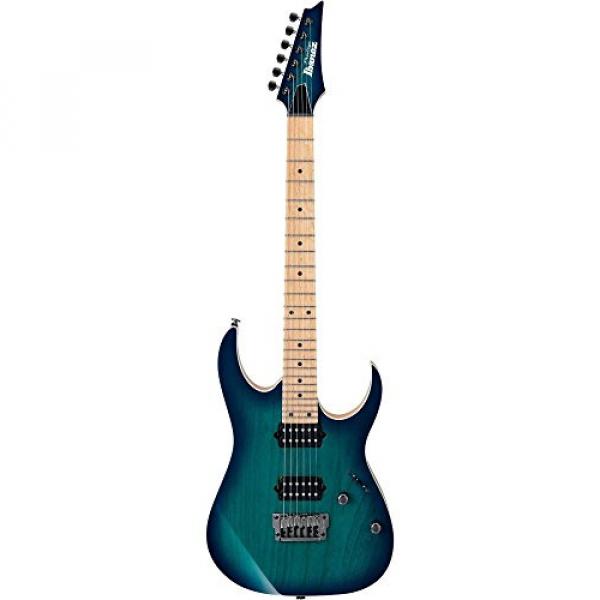 Ibanez RG652AHMFX Prestige RG Series 6-String Electric Guitar Nebula Green Burst #3 image