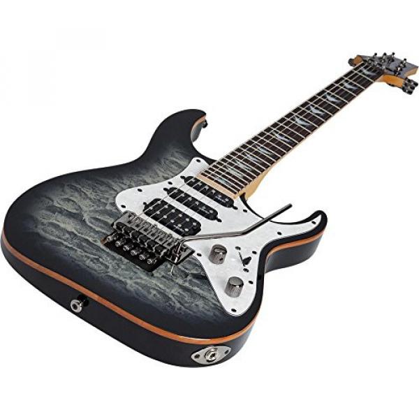 Schecter Guitar Research Banshee-6 FR Extreme Solid Body Electric Guitar Charcoal Burst #6 image