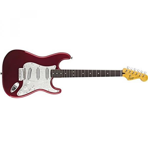 Squier by Fender Vintage Modified Surf Stratocaster Electric Guitar - Candy Apple Red - Rosewood Fingerboard #1 image