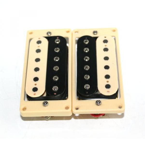 Surfing Humbucker Double Coil Pickup w/ Cream Frame Set for ST SG Electric Guitar #1 image