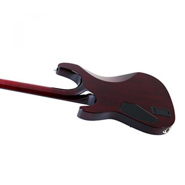 Schecter HELLRAISER C-VI Baritone 6-String Electric Guitar, Black Cherry #5 image