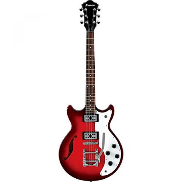 Ibanez Artcore AMF73TSRD Semi-Hollow Body Electric Guitar w/Effin Tuner &amp; More #2 image