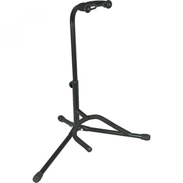 Musician's Gear Electric, Acoustic and Bass Guitar Stand Black #1 image