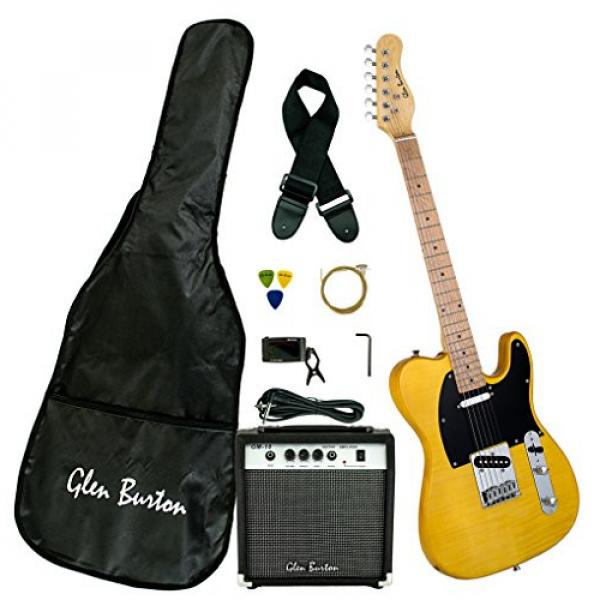 Glen martin acoustic guitars Burton guitar martin GE102BCO dreadnought acoustic guitar Telecaster-Style acoustic guitar martin Electric martin guitars acoustic Guitar Combo with Accessories and Amplifier, Butter #1 image