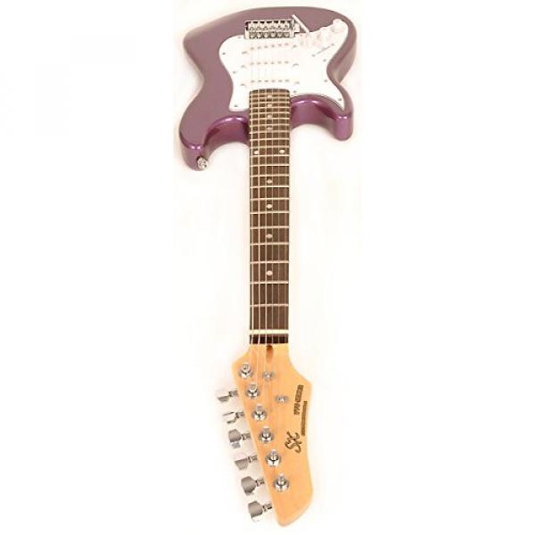 SX guitar strings martin RST martin guitar 1/2 martin strings acoustic MPP martin acoustic guitar Left martin Handed 1/2 Size Short Scale Purple Guitar Package with Amp, Carry Bag and Instructional Video #4 image