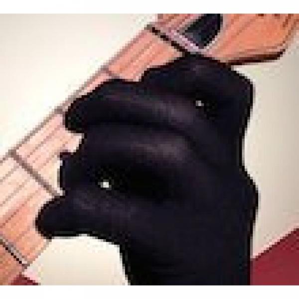 Guitar Glove, Bass Glove, Musician Practice Glove -M- 2 Pack - fits either hand - COLOR: BLACK #1 image