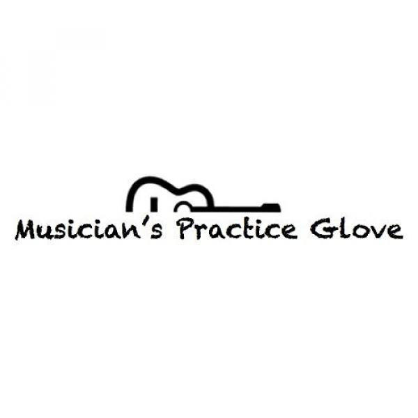 Guitar Glove, Bass Glove, Musician Practice Glove -M- 2 Pack - fits either hand - COLOR: BLACK #2 image