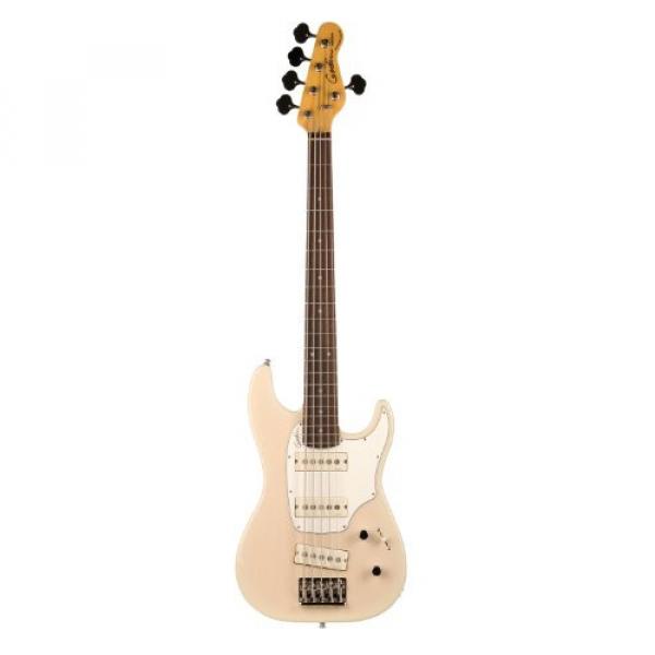Godin Shifter Series 034550 5-Strings Bass Guitar, Trans Cream HG RN #1 image