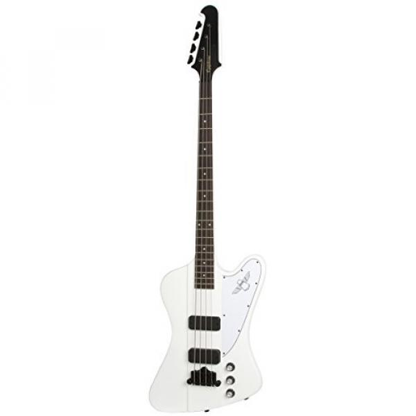 Epiphone THUNDERBIRD CLASSIC-IV 4 String Electric Bass Guitar with Gibson TB+  Pickups, Alpine White #1 image