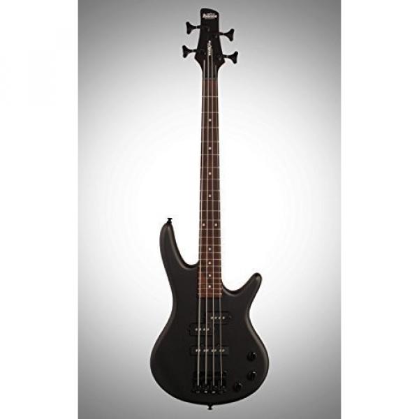 Ibanez Mikro GSRM20 BWK 3/4 Size Electric Bass Guitar - 4 Strings - Weathered Black Finish #1 image