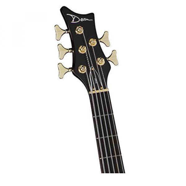 Dean EP5 TGE Edge Pro 5-String Bass Guitar, Tiger Eye #2 image