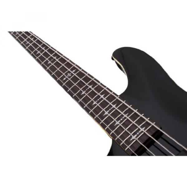 Schecter OMEN-4 Left Handed 4-String Bass Guitar, Black #3 image