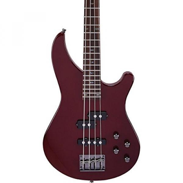 Mitchell MB200 Modern Rock Bass with Active EQ Blood Red #1 image