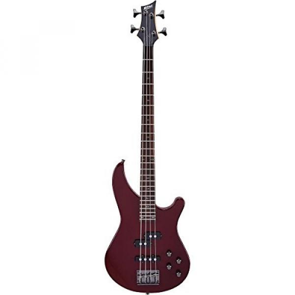 Mitchell MB200 Modern Rock Bass with Active EQ Blood Red #3 image