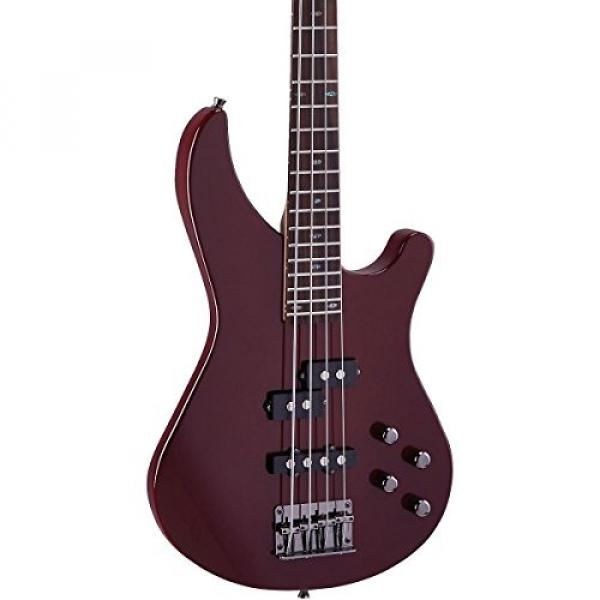 Mitchell MB200 Modern Rock Bass with Active EQ Blood Red #5 image
