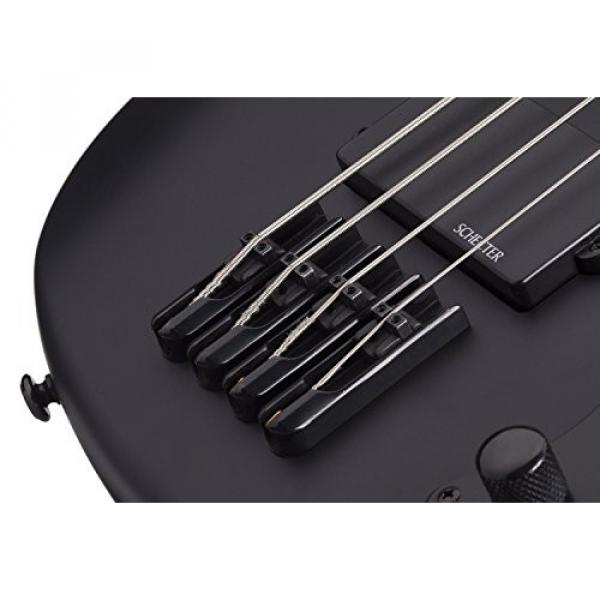 Shecter 2522 STILETTO STEALTH-4 Bass Guitar w/ Hardshell Case #7 image