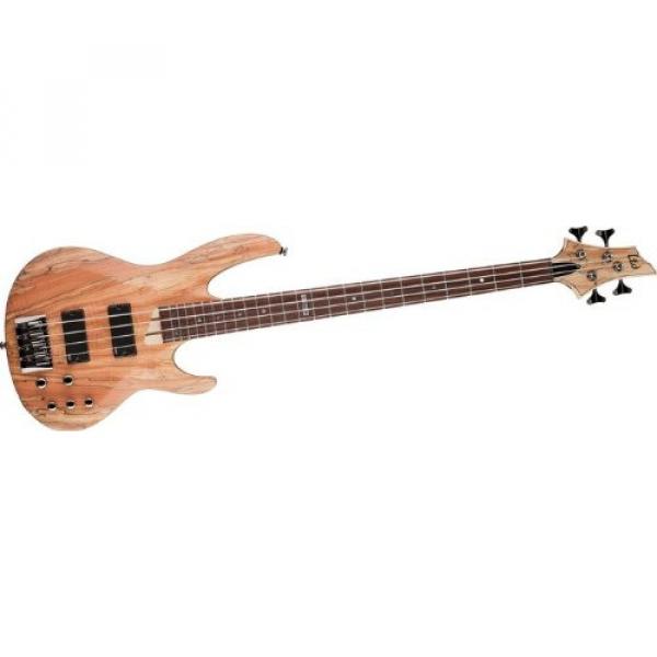 ESP LTD B-204SMNS Spalted Maple Natural Satin Electric Bass with Gig Bag and guitarVault Accessory Pack #3 image