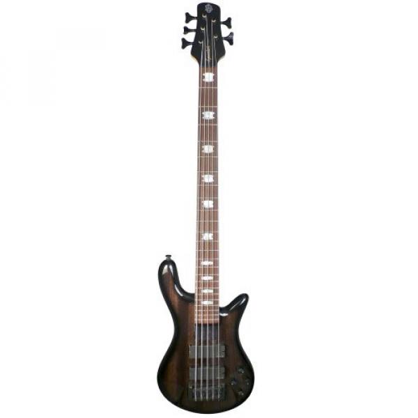 Spector Basses Euro Series RB5DLXZBKS 5-Strings Bass Guitar, Zebra Gloss Natural #1 image