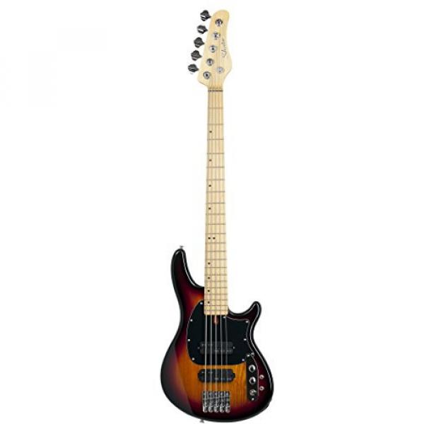 Schecter 2494 5-String Bass Guitar, 3-Tone Sunburst #7 image
