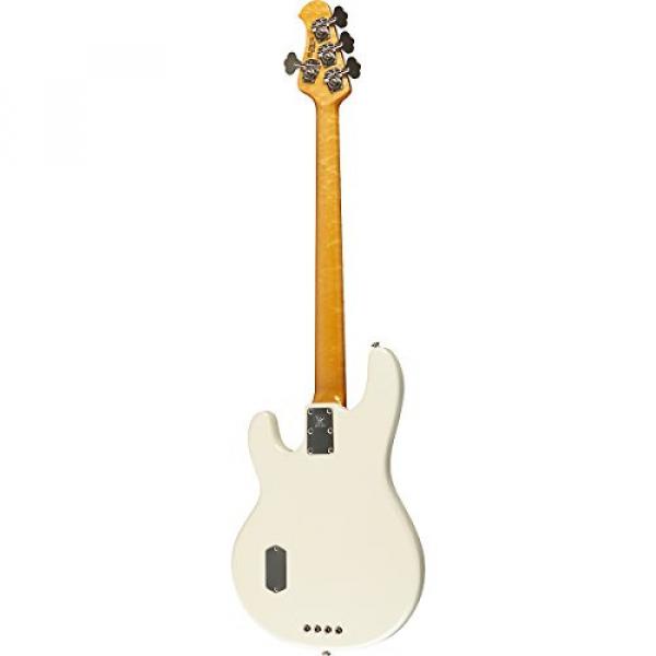 Music Man Classic Stingray 4 Electric Bass Guitar Ivory White Rosewood Fretboard with Birdseye Maple Neck #2 image