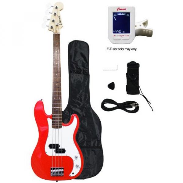 Electric Bass Guitar Starter Set, Cherry Burst #1 image