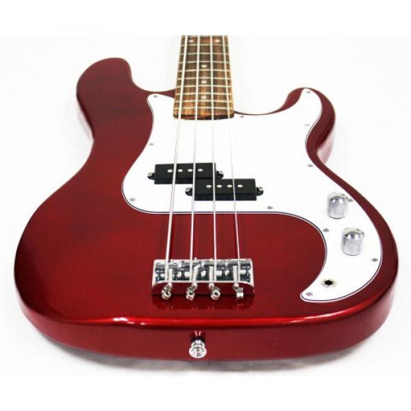 Electric Bass Guitar Starter Set, Cherry Burst #3 image