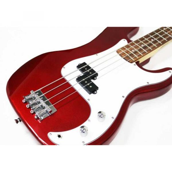 Electric Bass Guitar Starter Set, Cherry Burst #5 image