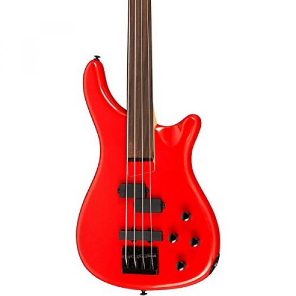 Rogue LX200BF Fretless Series III Electric Bass Guitar Candy Apple Red #1 image