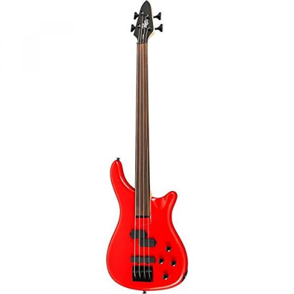 Rogue LX200BF Fretless Series III Electric Bass Guitar Candy Apple Red #3 image