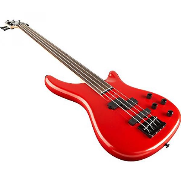 Rogue LX200BF Fretless Series III Electric Bass Guitar Candy Apple Red #4 image