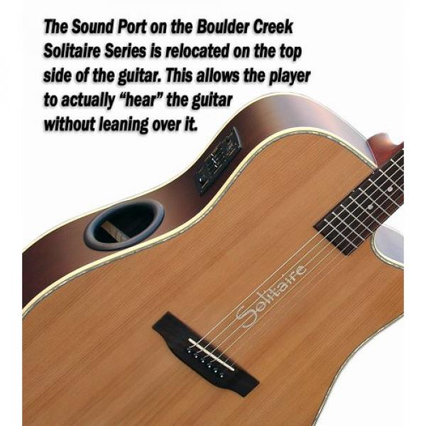 Boulder Creek EBR3-N4F Acoustic-Electric 4-String Fretless Bass #3 image