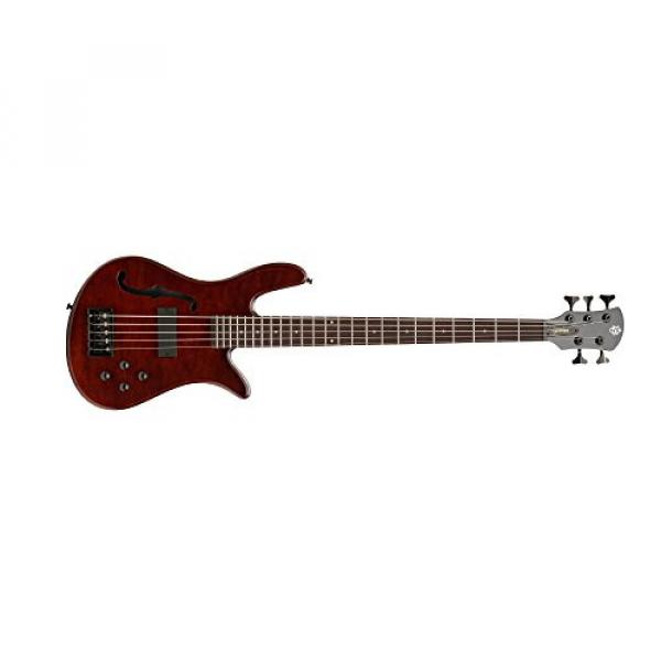 Spector SCORE5WAL core 5 Walnut Stain Gloss Bass Guitar, Fretted Bartolini Pickup #1 image