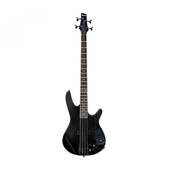 Ibanez SRKP4 Electric Bass Guitar with built in Kaoss Pad with Kaces KQA-120 GigPak Acoustic Guitar Bag and Custom Designed Instrument Cloth #2 image