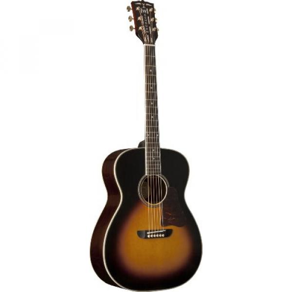 Washburn USM-WSD5240STSK Warren Haynes Signature Series Acoustic Guitar, Tobacco Sunburst #1 image